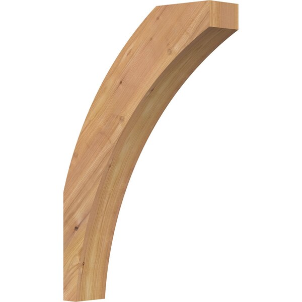 Ekena Millwork 3 1/2"W x 16"D x 24"H Thorton Smooth Knee Brace, Western Red Cedar BRC04X16X24THR00SWR - main